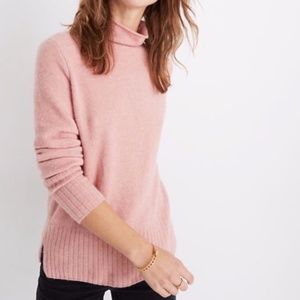 Madewell - Pink Mockneck Sweater - NWT!
